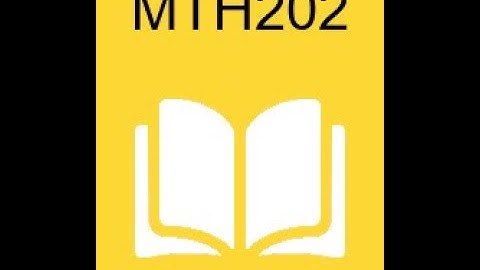 MTH 202  quiz 4