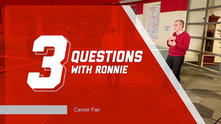 3 Questions with Ronnie | Career Fair