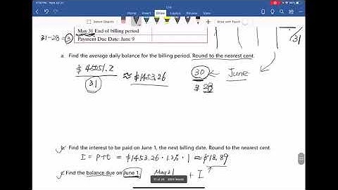 Math 1332 Ch 8.8 Credit Cards