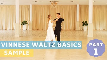 Sample tutorial: Viennese Waltz Basics - part 1 - Basic Steps | Wedding Dance choreography