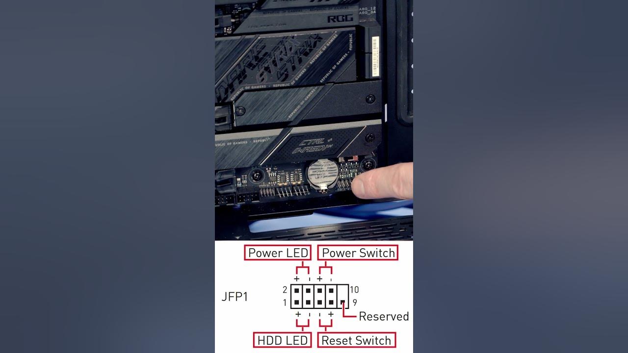 Take Care When Plugging in Front Panel Connectors - PC Building Tips
