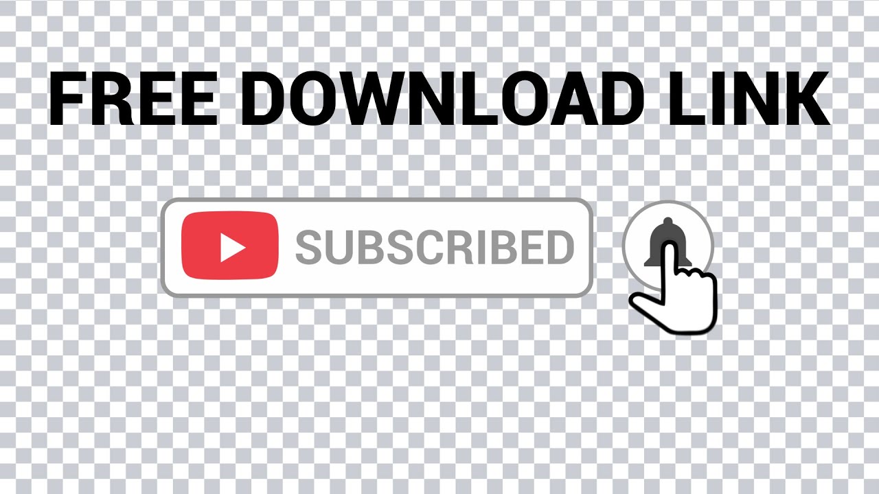 FREE DOWNLOAD  Youtube Subscribe Animasi  Transparan dan 