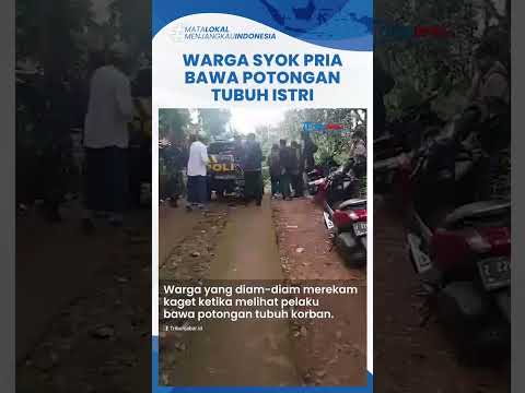 Gerak-gerik Suami Mutilasi Istri Terekam, Warga Kaget Pelaku Berlumur Darah Jinjing Potongan Tubuh