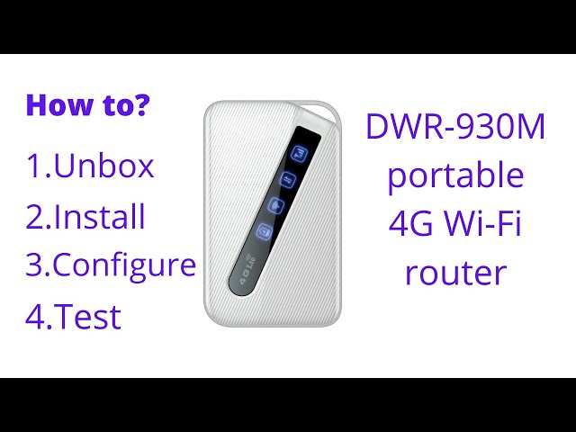 Routeur Wifi 4G/LTE D-Link DWR-930M