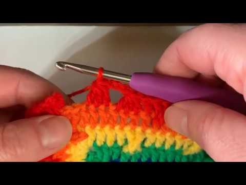 How to Double Crochet 3 Together (US) - Right Handed