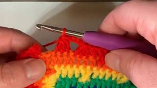 How to Double Crochet 3 Together (US) - Right Handed