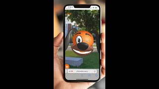 Creating face puppets in webAR with AWE