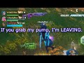 My Teammate RAGE QUIT After Someone Took His Purple Pump...