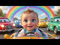 Learn Colors with Cars 🚗🌈 | Fun Preschool Song for Kids &amp; Toddlers | 3D Animation Learning Video