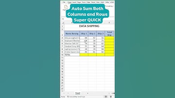 CARA MENJUMLAH OTOMATIS DI EXCEL #shorts #excel #exceltutorial #exceltips #shortsviral