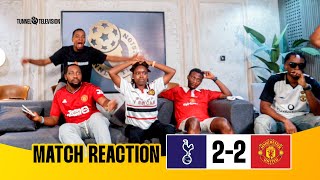 Totthenham Hotspur 2-2 Manchester United | Full Fan Reactions | Mbeumo Tel Richarlison De ligt 