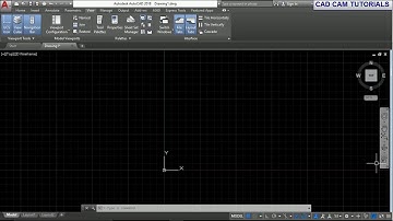 AutoCAD 2018 Tutorial for Beginners   67  HOW TO HIDE OR UNHIDE UCS ICON, VIEW CUBE AND NAVIGATION B