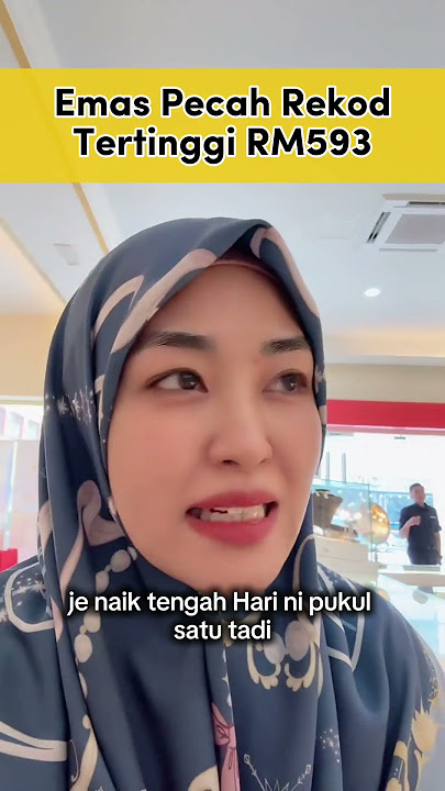 Rekod tertinggI RM593 EMAS 999.9.buyback pun tinggi juga.