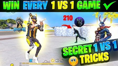 1v1 God Level Custom Tips and Tricks🤯1 vs 1 Free Fire | One Tap Headshot Trick