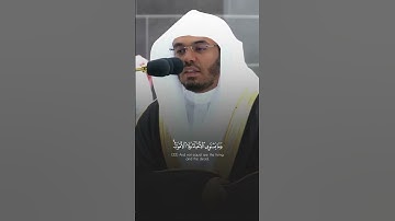وَمَا يَسْتَوِي الأَعْمَى وَالْبَصِيرُ - تلاوة خاشعة للشيخ ياسر الدوسري