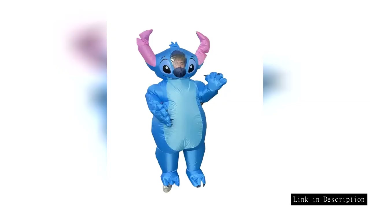 New Stitch Inflatable Cosplay Costume For Adult Costumes Deluxe Halloween Carnival Disfraz Air Blow-