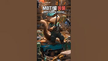 MBTI별 동물 3탄 MBTI Types as Animals Part 3 #shorts #ai