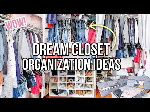 BEST CLOSET ORGANIZATION & STORAGE IDEAS! ORGANIZE WITH ME | EXTREME CLEANING MOTIVATION  Nia Nicole