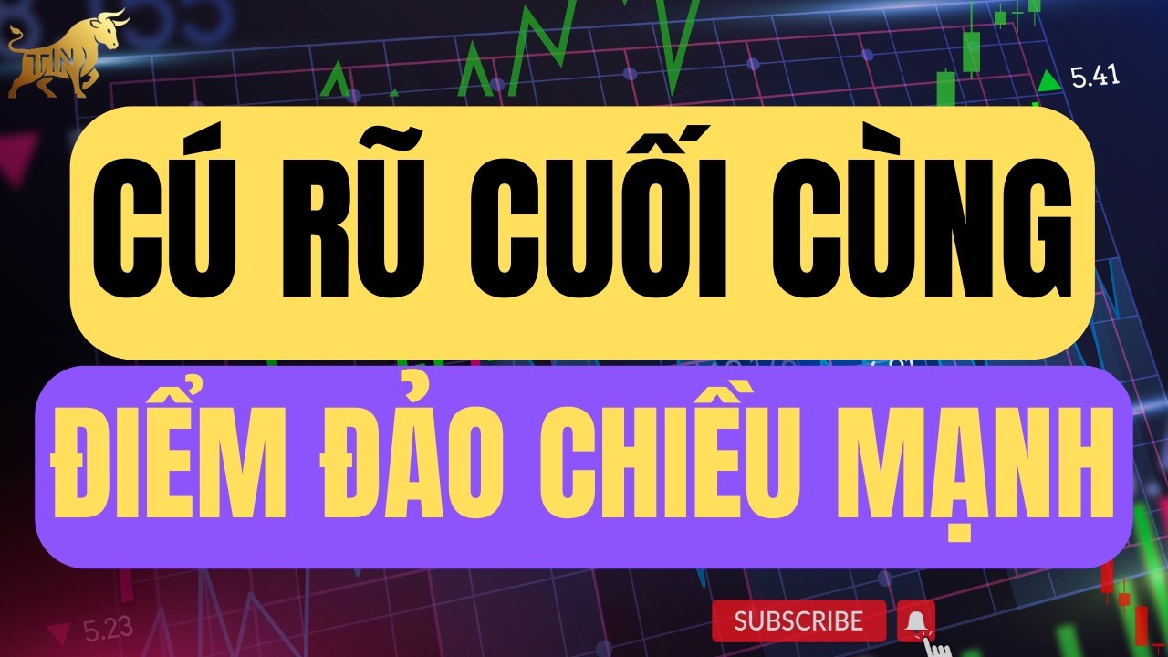 Chứng khoán hôm nay | Nhận định thị trường : CÚ RŨ CUỐI CÙNG - ĐIỂM ĐẢO CHIỀU CỰC MẠNH