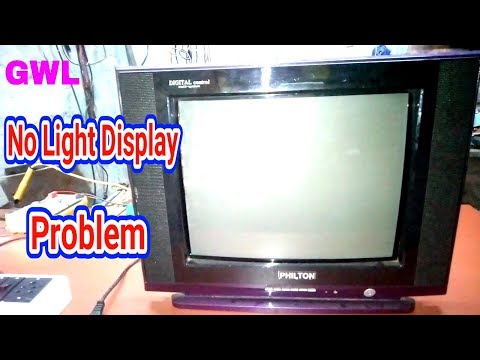 No Light Display Problem But TV On  TV Fault Repair 