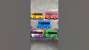 ASMR Unboxing and Testing Tayo Bus, Duck, Lani, Gani, Rogi ASMR No Talking #automobile #toys #asmr