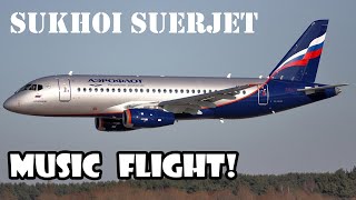 Sukhoi Superjet Music Video Flight