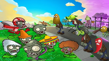 Plants Vs Zombies Zomplants Vs Zombotany Mod Gameplay