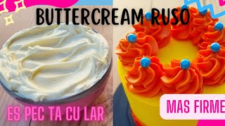 Buttercream Ruso Mas Resistente! 💥Sedoso, brilloso, facil de hacer, simplemente ESPECTACULAR!❤️‍🔥