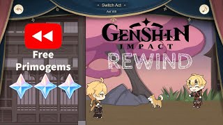 Genshin Impact Anniversary Rewind Event - An Unforgettable Journey (Free Primogems inside)