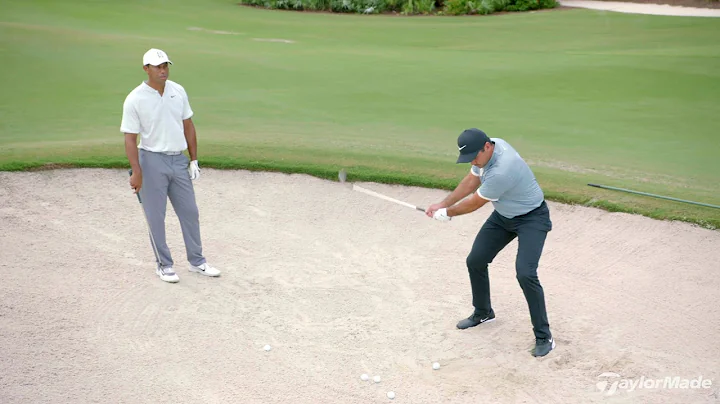 Bunker Technique with Tiger Woods & Jason Day | Ta...