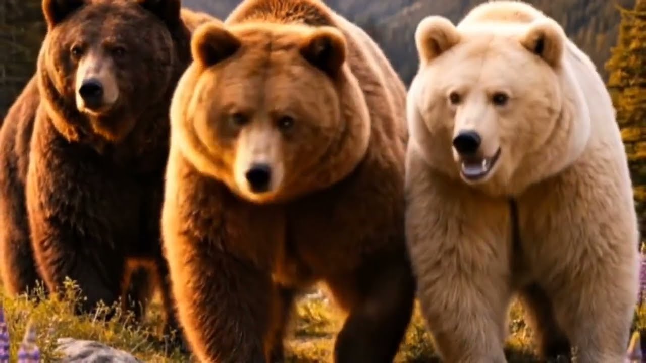 The bear went to the mountain  