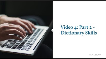 VIDEO 4 | Support Series | how to use a thesaurus