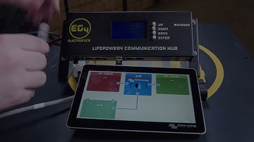 EG4 LiFePOWER4 Communications Hub  Closed Loop Communications with SolArk Victron Energy  More