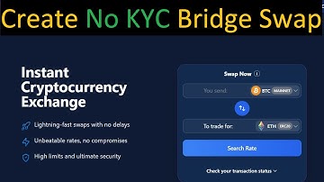 Create Anonymous Payments & Swap Platform - Instant - No KYC
