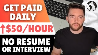 11 Best No Interview No Resume Jobs with Daily Pay