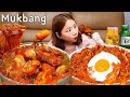 🍗매운마늘찜닭+닭다리볶음밥🍳 닭다리찜닭엔 매운고춧가루 + 다진마늘 팍팍쳐야 제맛 😎🔥 먹방 Korean Food MUKBANG ASMR EATINGSHOW REALSOUND 요리