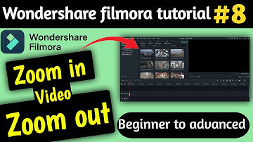 How to zoom and pan video in filmora x | tutorial for beginners [ part 8 ] | diversity tech hub