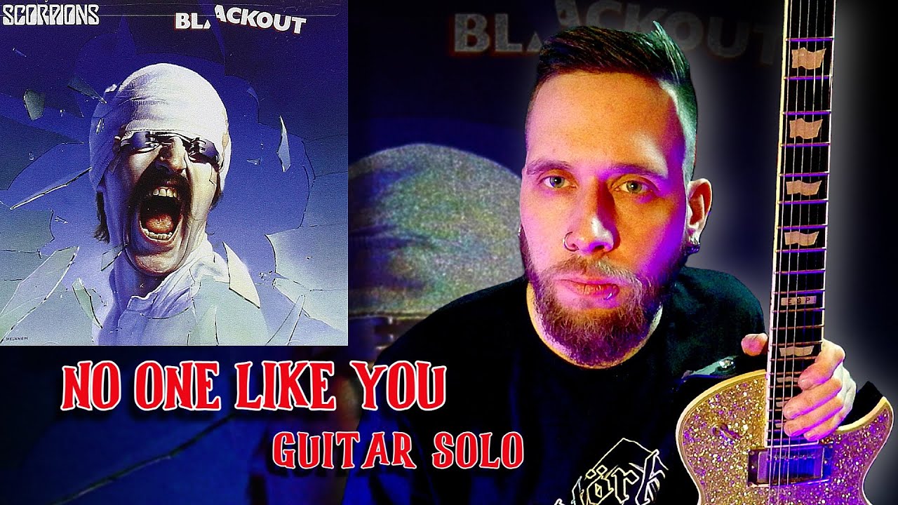 Scorpions - No One Like You|guitar solo cover