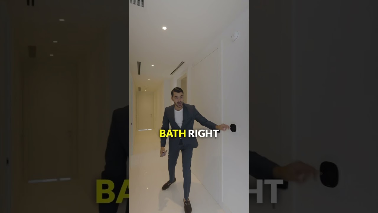 Arriving to Aston Martin Residences Miami unit 4007 that features STUNNING water and city views!