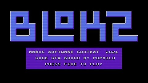 Blokz - Atari 8bit game entry for Abbuc 2021 competition