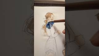 the ✨magic✨ of watercolors #fashionillustration #fashionsketch