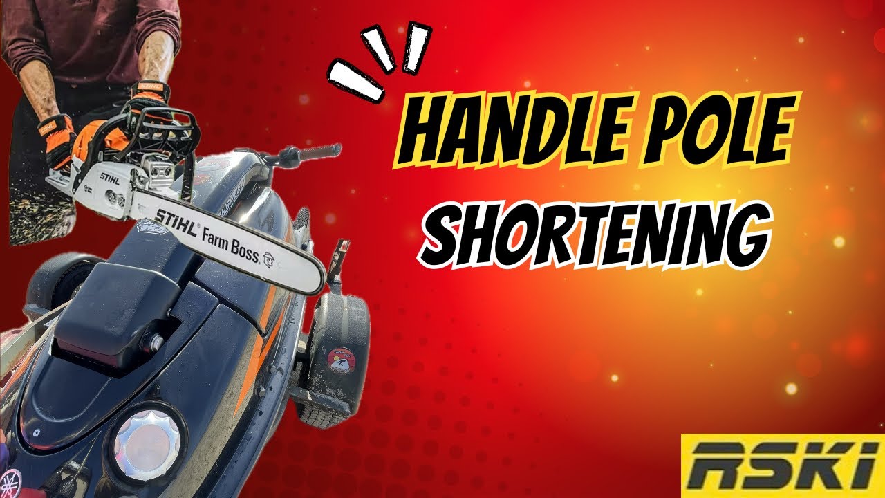 雪柳ページ Yamaha Superjet OEM handle pole shortening / repair - YouTube