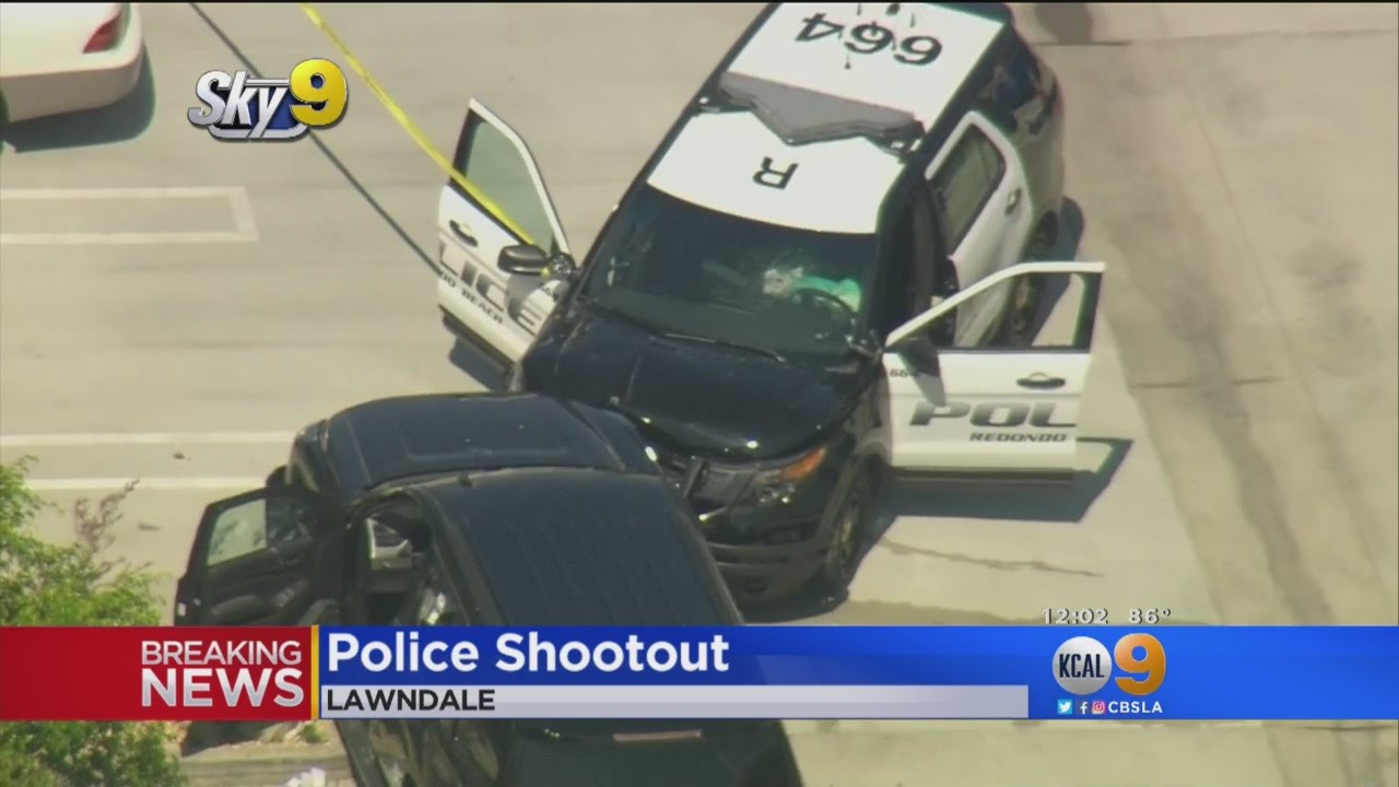 Police Search For Second Suspect After Shootout In Lawndale YouTube
