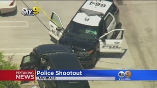 Police Search For Second Suspect After Shootout In Lawndale