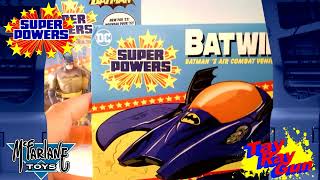 Brand New 4 22 Batman and Batwing Super Powers toys! McFarland Toys: Super Powers- Batman & Batwing!