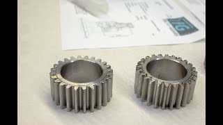 Radial Gear Chamfering - Tec 4 Gears Model #RGC350 In Action
