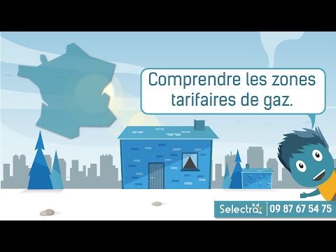 Quelles sont les différentes zones tarifaires de gaz en France ?