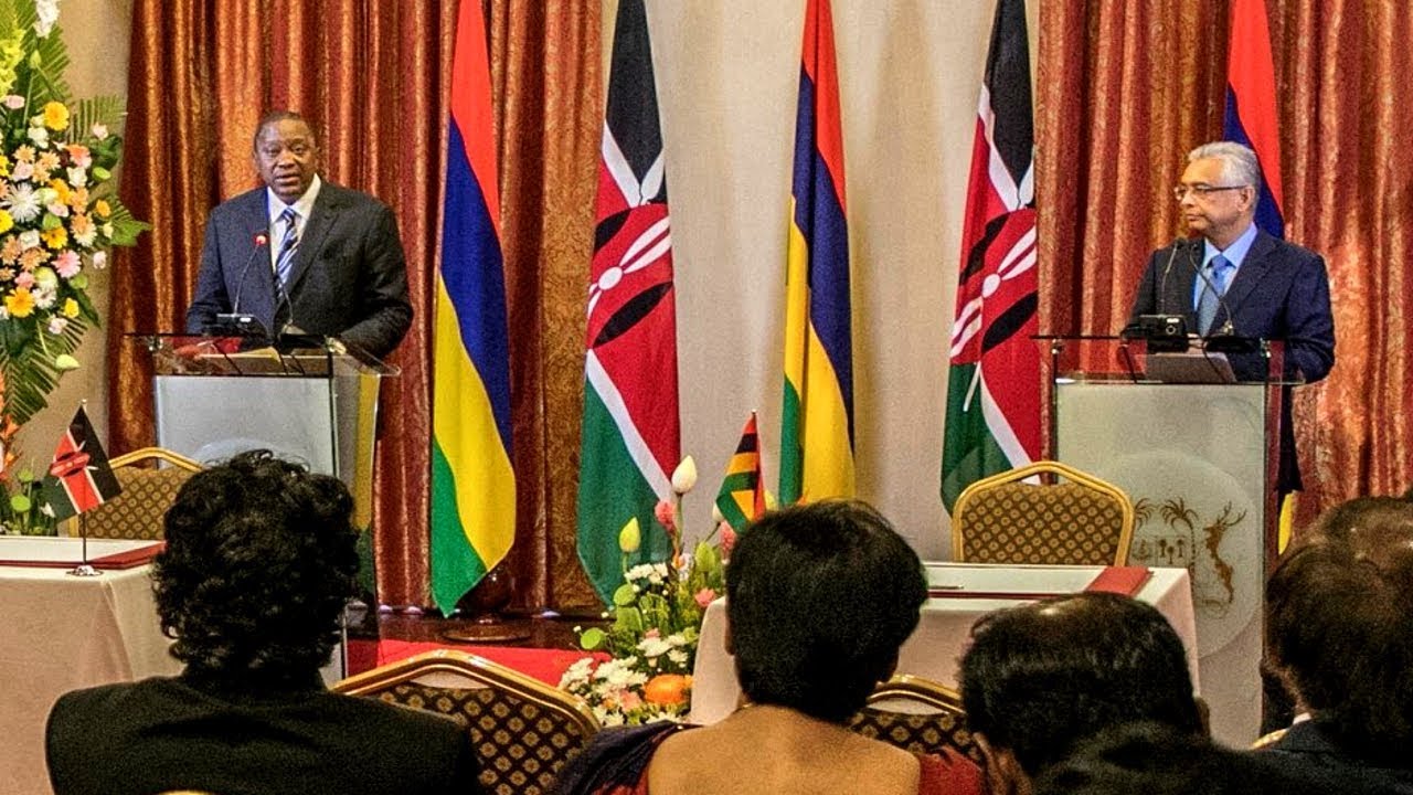 UHURU ADDRESS AT JOINT PRESS ON LAMU PORT AND INDIAN OCEAN!!! newspaper mockup