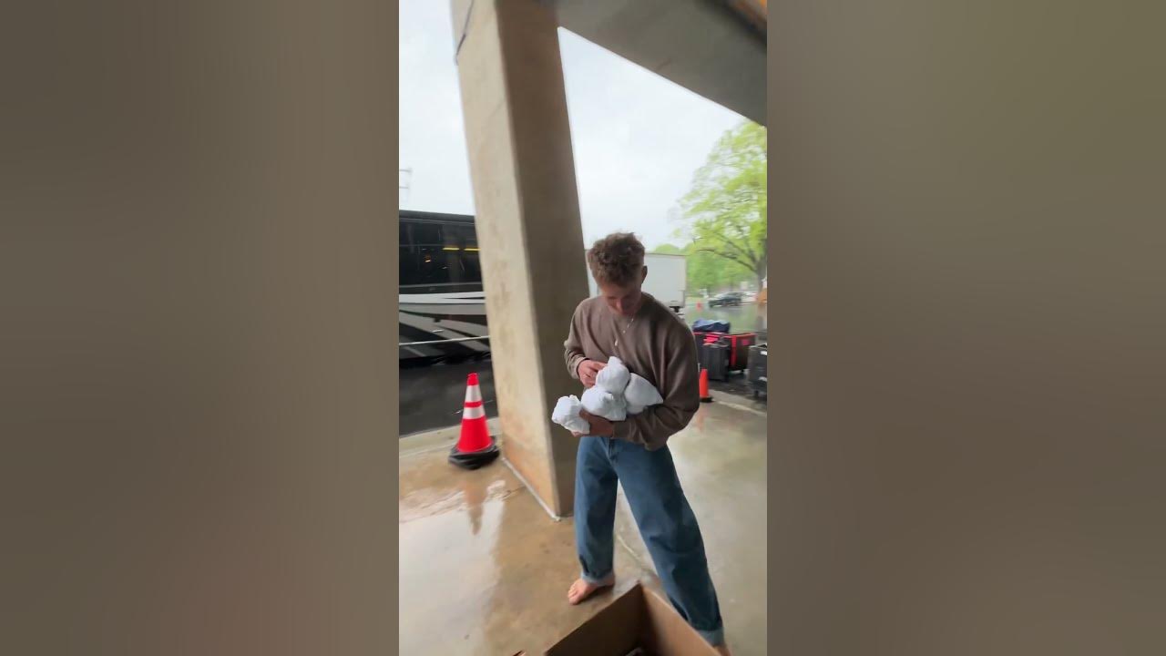 Fans waiting in rain outside my show 🤯