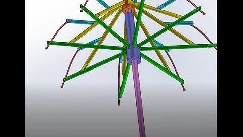 Umbrella Mechanism Solid Works